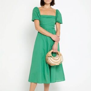 O.P.T. River Midi Dress Green